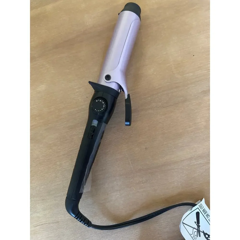 Remington Anti-Static 1.5-Inch Clipped Curling Iron Titanium Ceramic Barrel